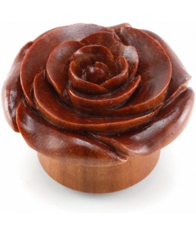 Chocolate Rose Smooth WildKlass Plugs (Sold as Pairs) 7/16 $12.70 Body Jewelry