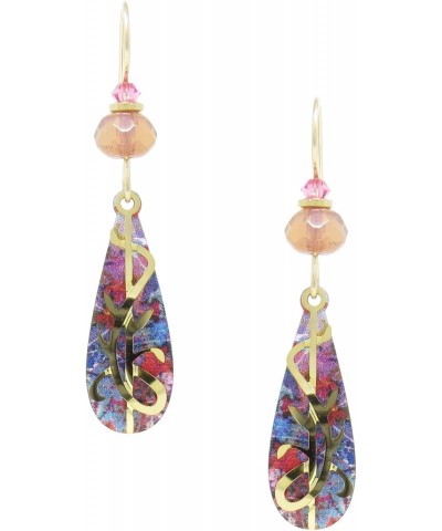 GP vine over colorful drop 8017 $14.28 Earrings