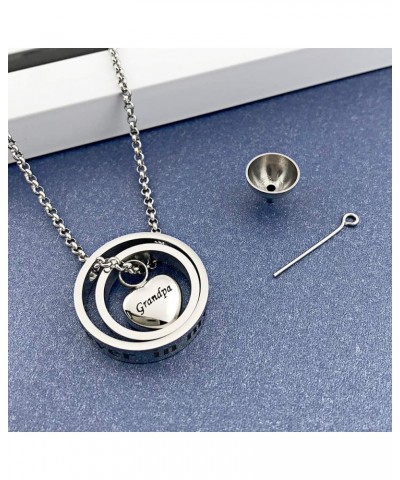 Urn Necklaces for Ashes No Longer by My Side Forever in My Heart Mom Dad Cremation Urn Locket Jewelry Grandpa $11.59 Necklaces