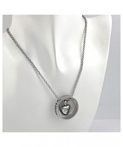 Urn Necklaces for Ashes No Longer by My Side Forever in My Heart Mom Dad Cremation Urn Locket Jewelry Grandpa $11.59 Necklaces