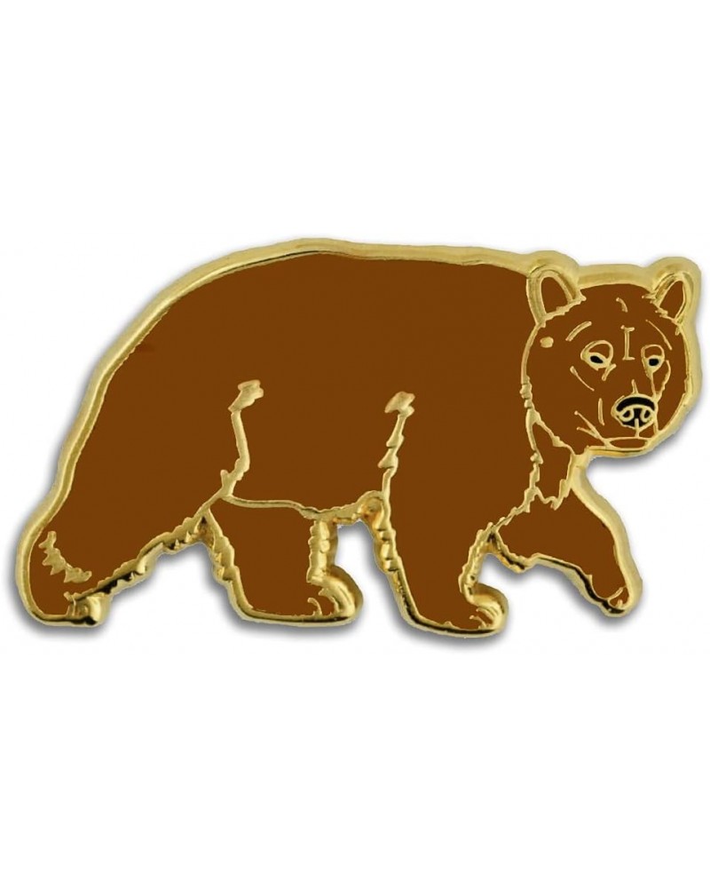 Brown Grizzly Bear Wild Animal Enamel Lapel Pin 10 Pack $17.38 Brooches & Pins