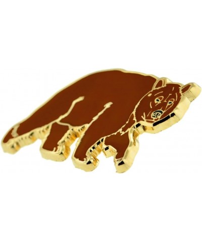 Brown Grizzly Bear Wild Animal Enamel Lapel Pin 10 Pack $17.38 Brooches & Pins