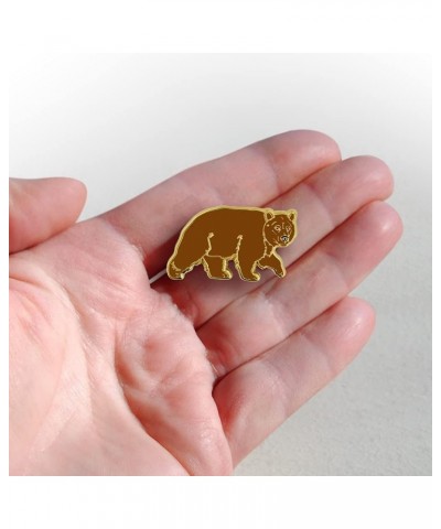 Brown Grizzly Bear Wild Animal Enamel Lapel Pin 10 Pack $17.38 Brooches & Pins