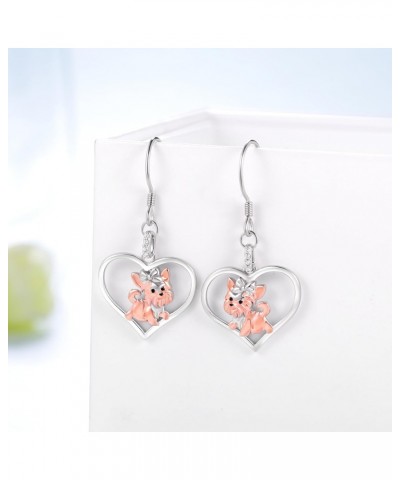 Yorkie Earrings 925 Sterling Silver Yorkie Dangle Earrings Cute Puppy Dog Jewelry for Women Girls Yorkie Gifts for Women $23....