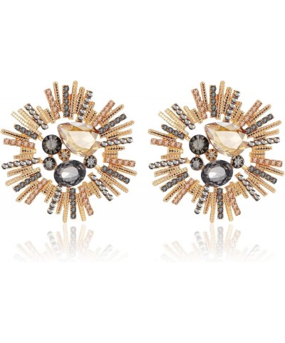 Silver Gold Plated Crystal Rhinestone Long Tassel Dangle Drop Earrings for Women Wedding Bride crystal drop earrings flower $...