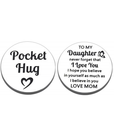 Pocket Hug Token for Women Cheer Up Gifts Inspirational Christmas Birthday Gifts To My Daughter $6.83 Pendants