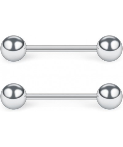 316L Stainless Steel Externally Threaded Nipple Bar Barbell Rings Piercing Retainer 16G 6-12PCS 12PCS - 9/16"(14mm) $8.09 Bod...