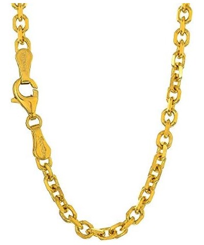 10k Solid Gold Yellow Or White 0.8 mm Cable Chain Necklace 16" 18" 20" Lobster Claw Clasp Yellow Gold 18.0 Inches $35.93 Neck...