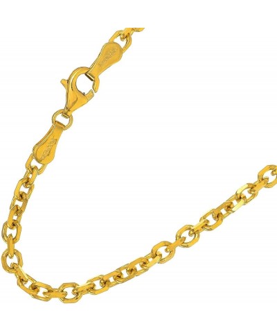 10k Solid Gold Yellow Or White 0.8 mm Cable Chain Necklace 16" 18" 20" Lobster Claw Clasp Yellow Gold 18.0 Inches $35.93 Neck...