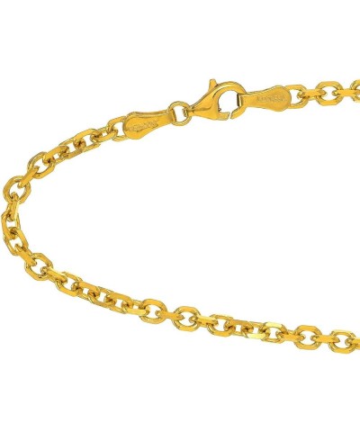 10k Solid Gold Yellow Or White 0.8 mm Cable Chain Necklace 16" 18" 20" Lobster Claw Clasp Yellow Gold 18.0 Inches $35.93 Neck...