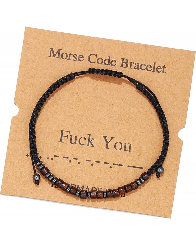 Morse Code Bracelet for Women, String Wrap Bracelet Friendship Daughter Boyfriend Girlfriend Couples Inspirational Gifts Brac...