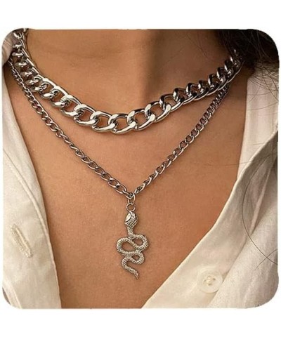 Snake Jewelry for Women Glexible Snake Choker for Women Bendable Snake Bracelet Snake Necklace for Snake Costume Accessories ...