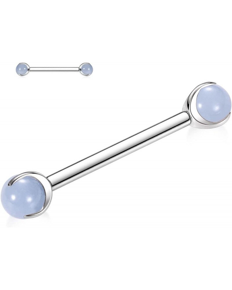 Nipple Ring Internally Threaded Nipple Barbell 14G Nipple Piercing Jewelry G23 Titanium Nipple Bar Nipple Body Piercing Jewel...