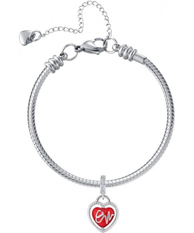 Guidance Angel Wing Key Lock Arrow Heart Charm Cubic Zirconia Bead for Pandora Bracelet Heartbeat $8.69 Bracelets