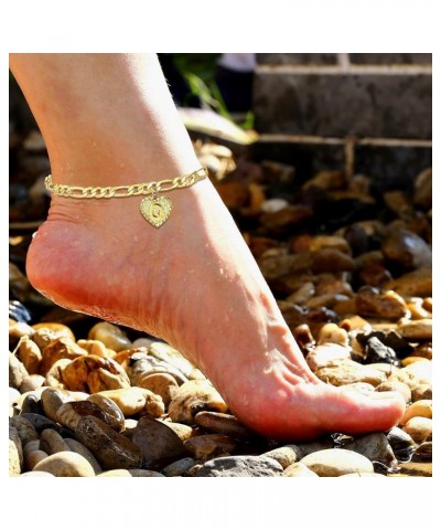 Ankle Bracelets for Women Silver Initial Anklet Gold Letter Anklet with Initials Silver Anklets for Women Gold Anklet Bracele...