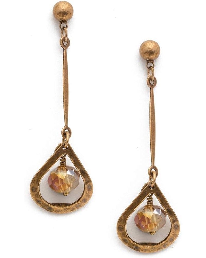 Roseta Earring Antique Gold-Tone Rocky Beach $16.03 Earrings