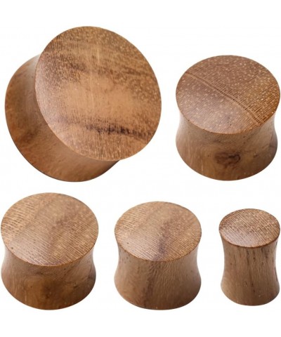 Organic Teak Wood Saddle Plugs, Sold as a Pair 19mm (3/4") $10.72 Body Jewelry