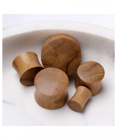 Organic Teak Wood Saddle Plugs, Sold as a Pair 19mm (3/4") $10.72 Body Jewelry