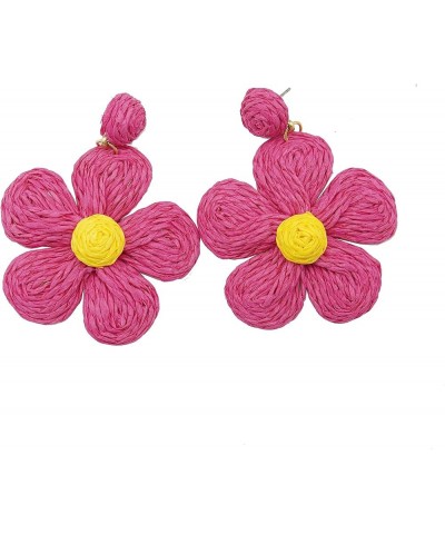 Pink Earrings Hypoallergenic Lightweight Earrings,Gift For Mom Daughter Girls flower $7.79 Earrings