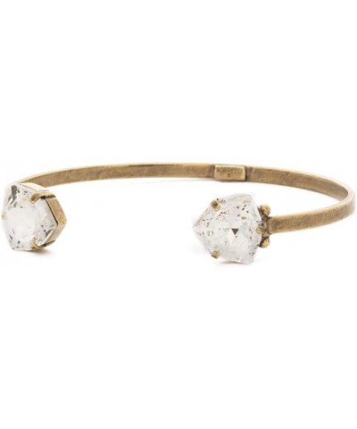 Sorrelli Lisa Oswald Collection Perfectly Pretty Cuff Bracelet Crystal Antique Gold-Tone $25.10 Bracelets