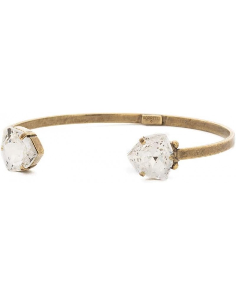 Sorrelli Lisa Oswald Collection Perfectly Pretty Cuff Bracelet Crystal Antique Gold-Tone $25.10 Bracelets