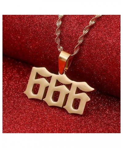 Stainless Steel Angel Number Lucky Numbers Necklaces 111 222 333 444 555 777 888 999 666 000 Pendant Necklace Charms Jewelry ...