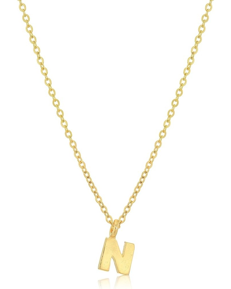 1928 Jewelry Gold-Tone 7mm Initial Pendant Necklace, 20 N $13.33 Necklaces