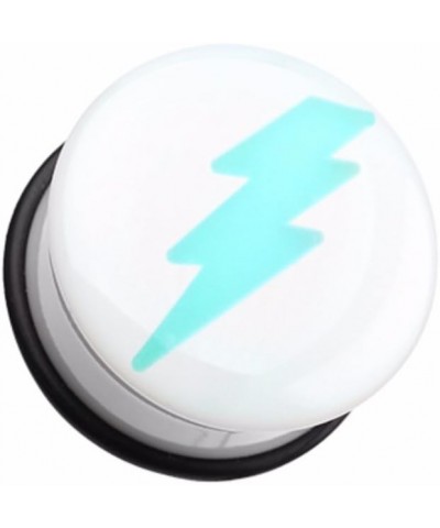 Glow in the Dark Lightning Bolt Single Flared WildKlass Ear Gauge Plug (Sold as Pairs) 7/16" (11mm) $10.29 Body Jewelry