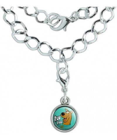 Scooby-Doo Ruh Roh Silver Plated Bracelet with Antiqued Charm Chrome $8.49 Bracelets