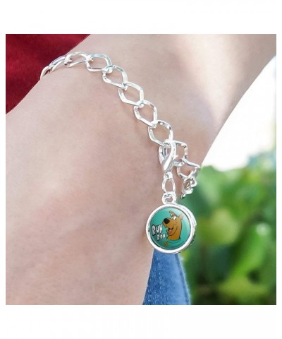 Scooby-Doo Ruh Roh Silver Plated Bracelet with Antiqued Charm Chrome $8.49 Bracelets