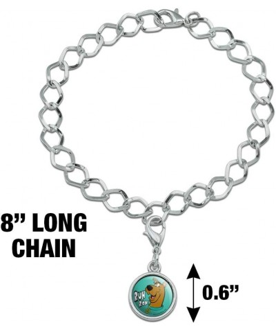 Scooby-Doo Ruh Roh Silver Plated Bracelet with Antiqued Charm Chrome $8.49 Bracelets