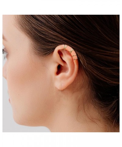 Ear Cuffs Non Piercing Gold Ear Cuff Earrings for Women Trendy Aretes De Mujer Gold Clip On Earrings Cartilage Wrap Earrings ...