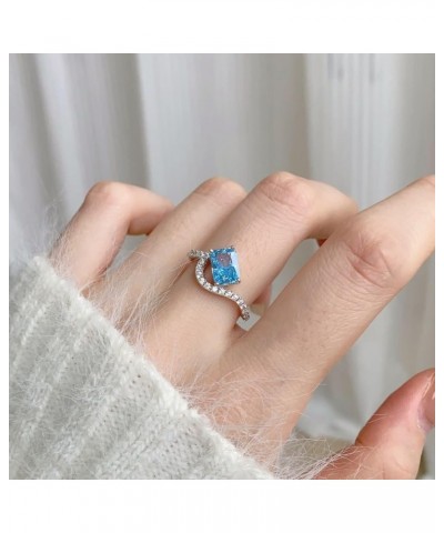 DY120690-S-W-PL-6 Newest Fine Jewelry Elegant Design S925 Silver Rhodium Plated Paraiba Ice Blue 5A Zirconia Wedding Promise ...