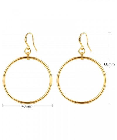 Gold Hoop Earrings for Women Long Earings Jewelry Gifts $19.03 Earrings