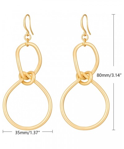 Gold Hoop Earrings for Women Long Earings Jewelry Gifts $19.03 Earrings