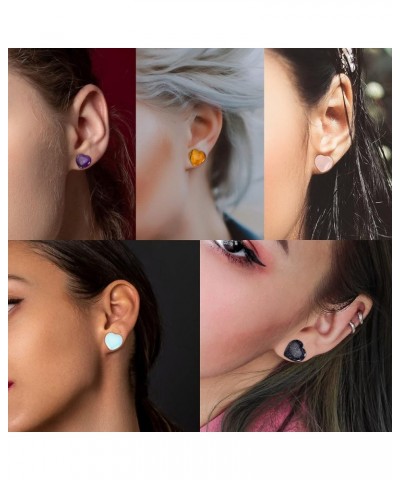 4Pairs/5pairs 2g-5/8'' Teardrop&Heart Shape Ear Gauge Plugs Tunnels Saddle Expander Piercing Jewelry 5Pairs,2g(6mm) $12.31 Bo...